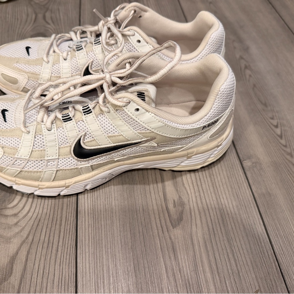 Women’s Nike P-6000 Cream/Black Athletic Sneaker - Picture 3 of 4